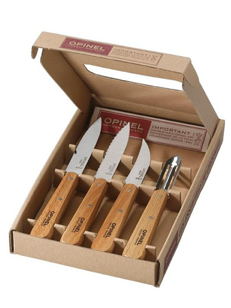 Opinel Zestaw Essentials Natural Box Set