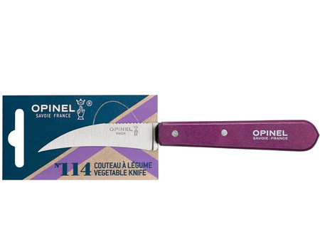 Opinel Nóż Vegetable Plum No.114