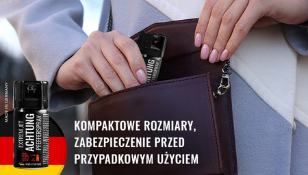 Gaz pieprzowy Achtung eXtrem Jet 15% OC strumień 40 ml 