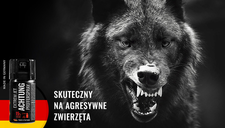 Gaz pieprzowy Achtung eXtrem Jet 15% OC strumień 40 ml 