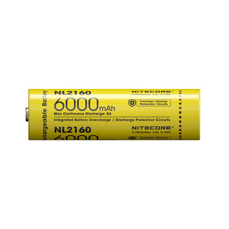 Akumulator Nitecore 21700 NL2160 6000mAh - PO ZWROCIE
