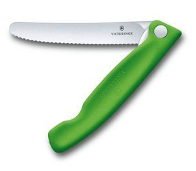 Składany nóż Victorinox Swiss Classic do warzyw i owoców zielony 6.7836.F4B