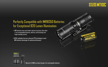 Latarka Nitecore MT10C 920lm